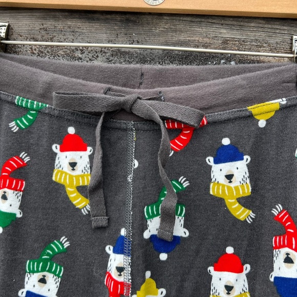 Hanna Andersson Organic Cotton Bears with Scarves Pajama Joggers Women’s Medium - Picture 3 of 5